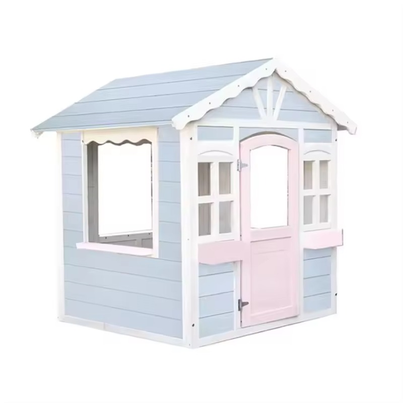 Kids Outdoor Wooden Playhouse - 중국산 어린이용 야외 목재 놀이터, 인기