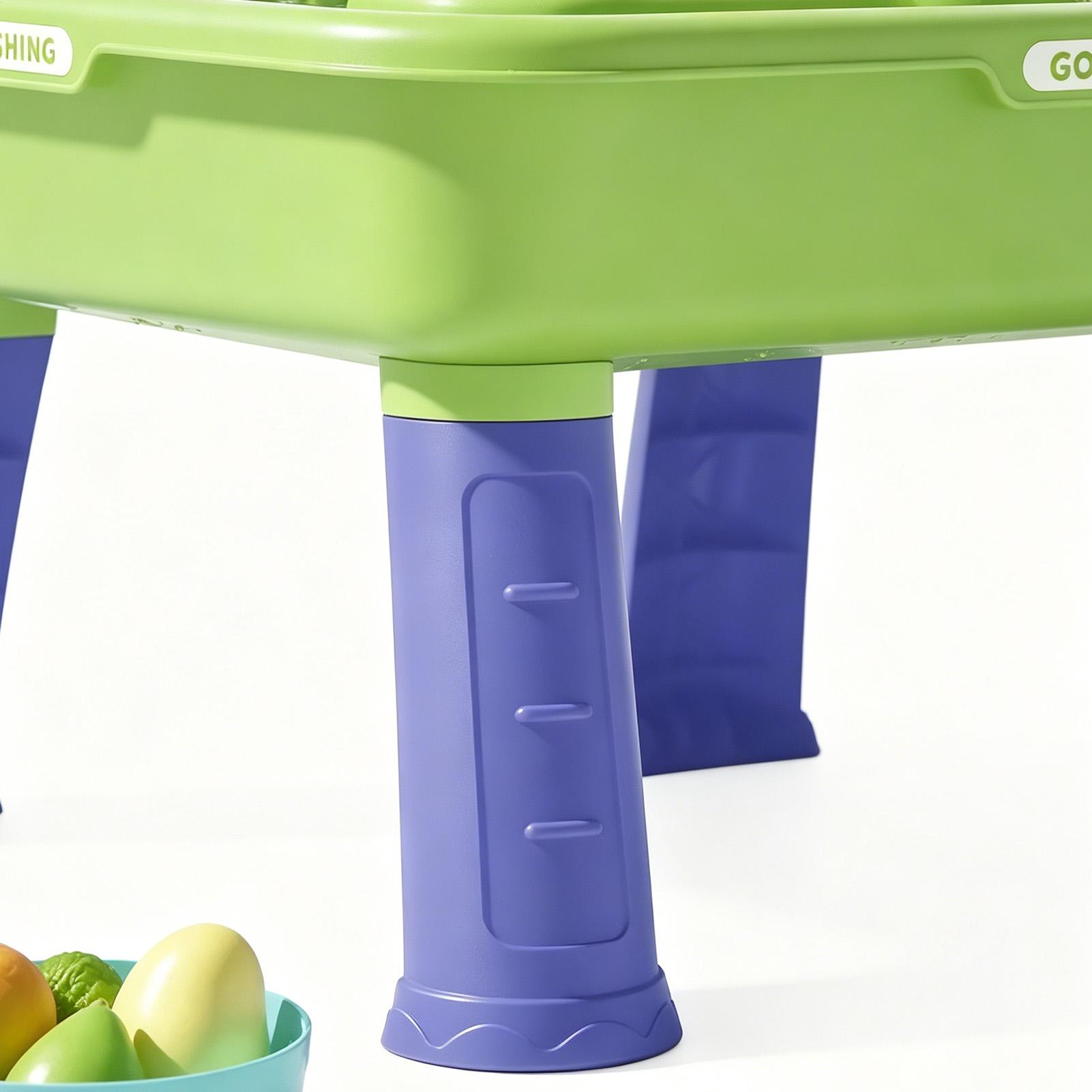 Kids Outdoor Water Play Table - 어린이용 펌프식 물놀이 테이블, 재미있는 학습