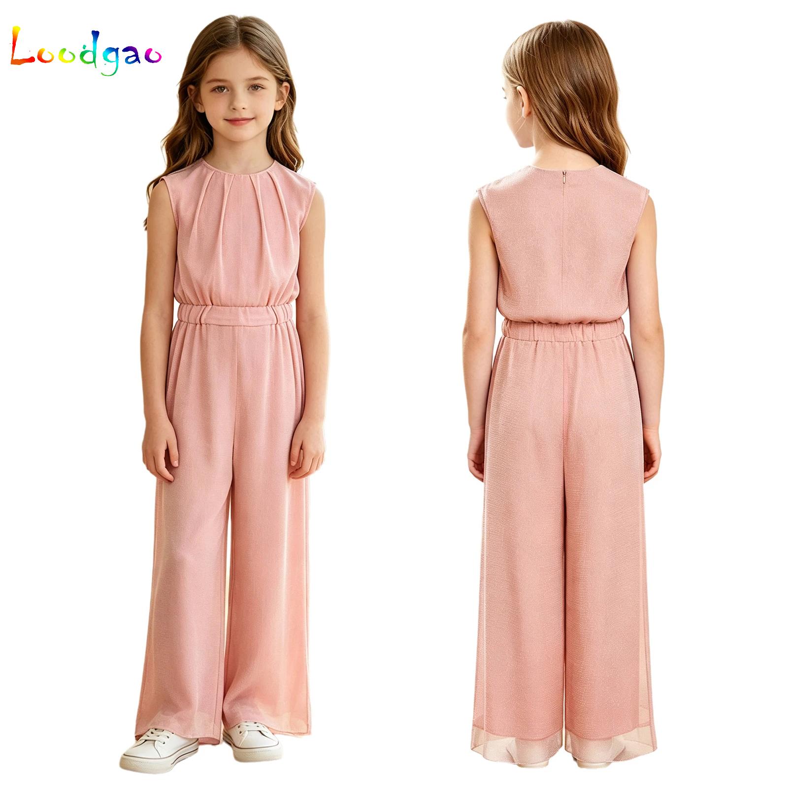 여아 캐주얼 반짝이는 메쉬 점프수트 민소매 이중 레이어 - Kids Outdoor Outfit 리뷰 및 가격