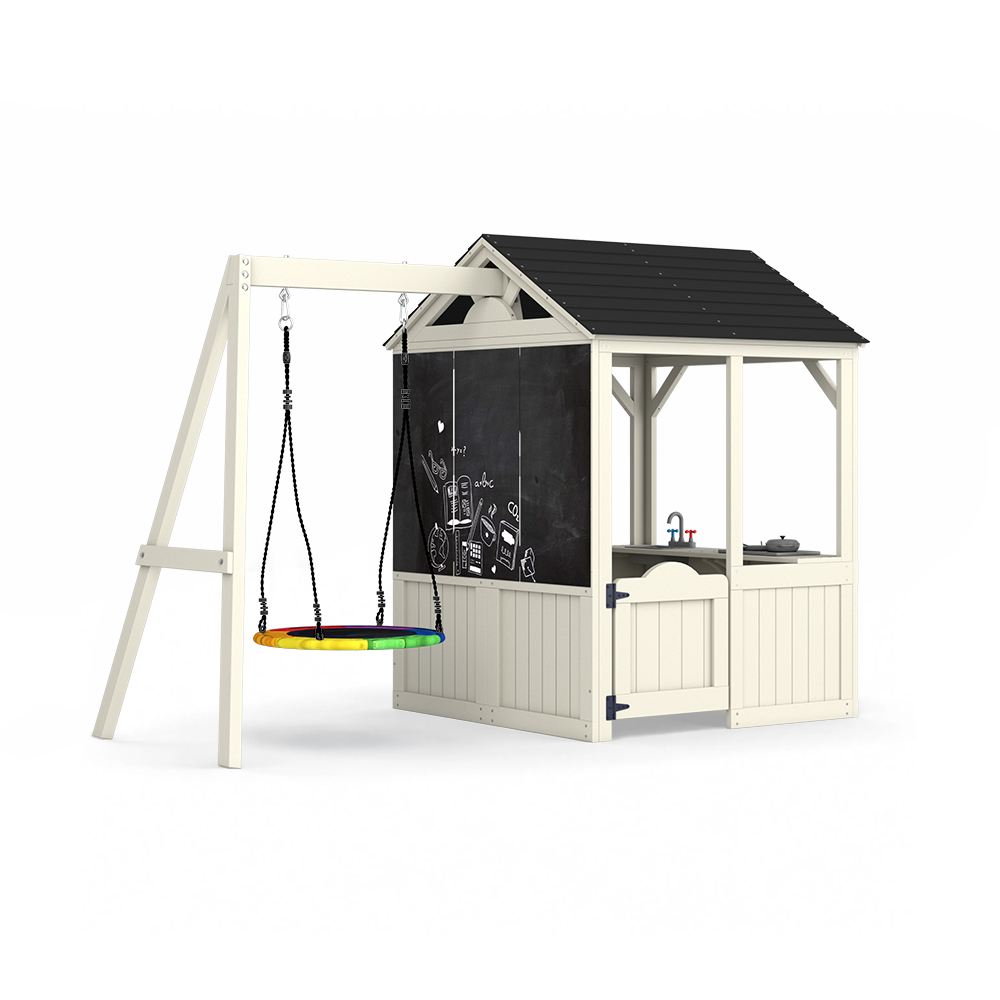 정원 건물 가구 어린이 놀이집 놀이터 역할놀이 야외 피 - Kids Outdoor Wooden Playhouse 리뷰 및 가격