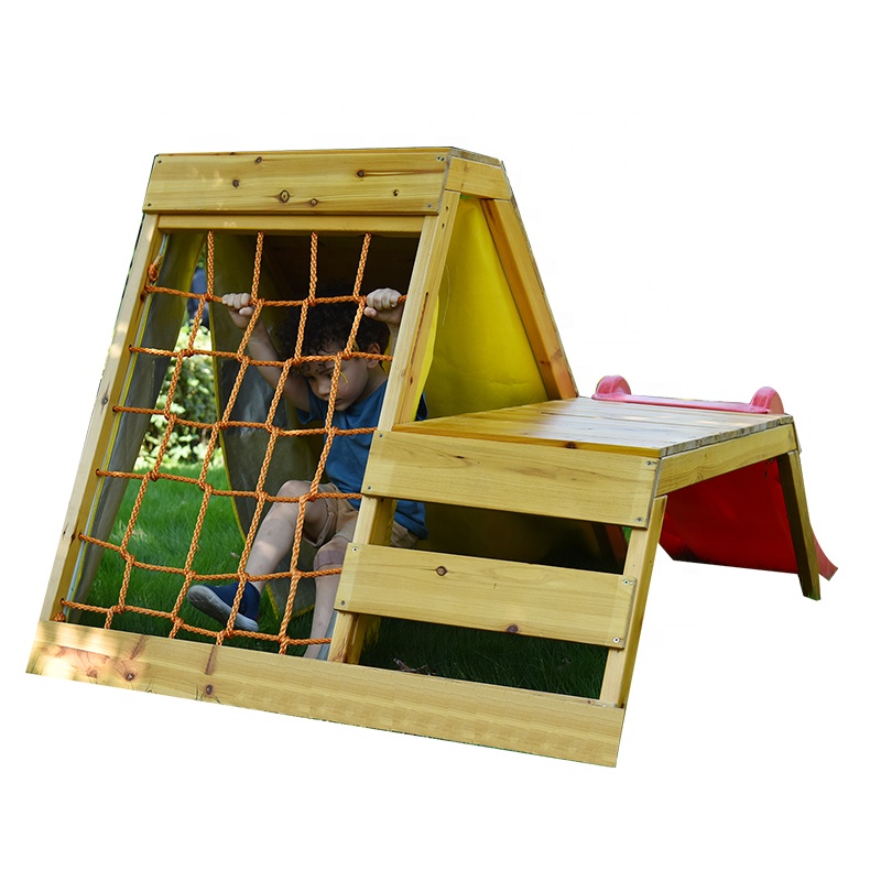 어린이용 목재 야외 놀이터 키트, 유아용 미끄럼틀, 유 - Kids Outdoor Wooden Playhouse 리뷰 및 가격