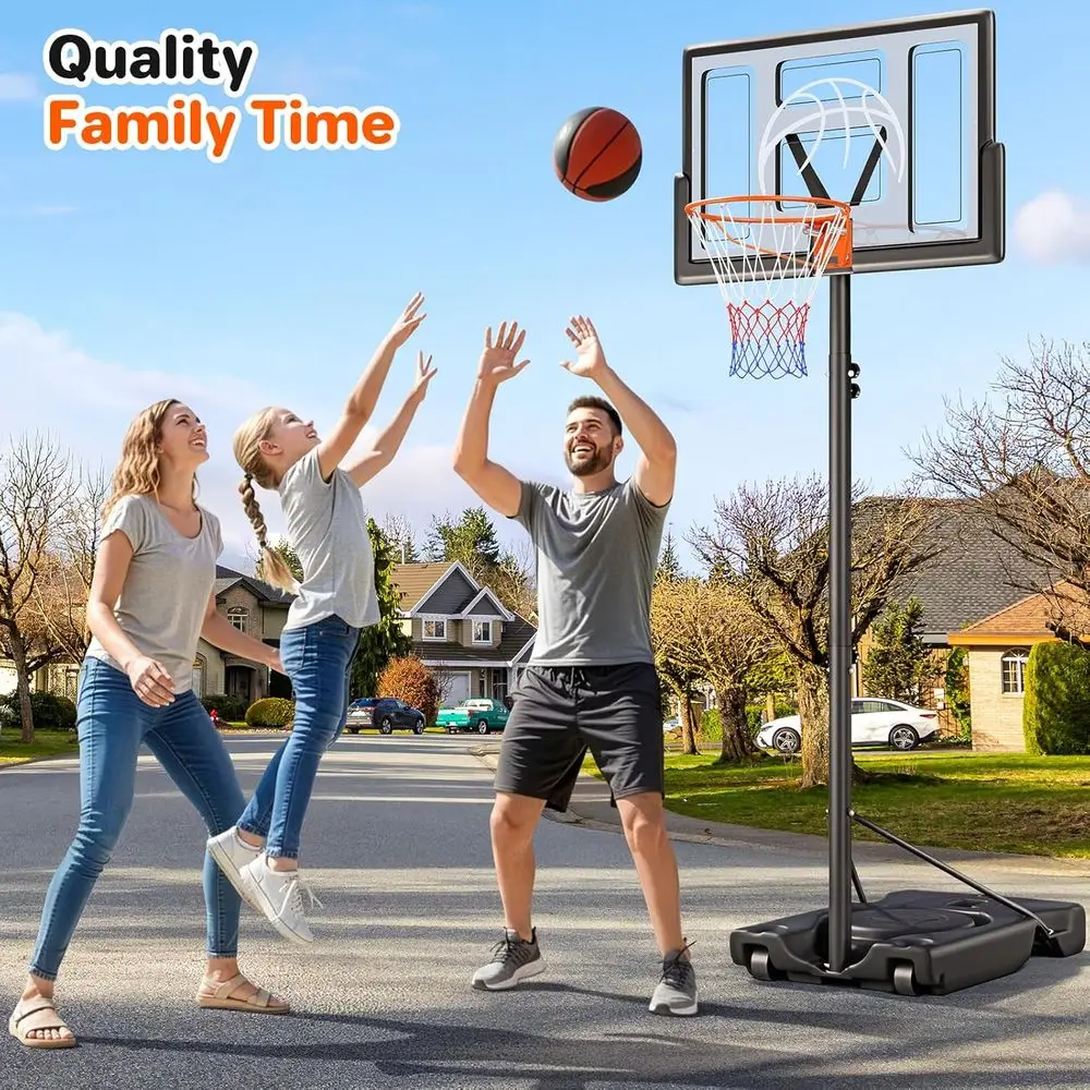 조절 가능한 휴대용 야외 농구대 시스템 (어린이 및 성 - Kids Outdoor Basketball Hoop 리뷰 및 가격