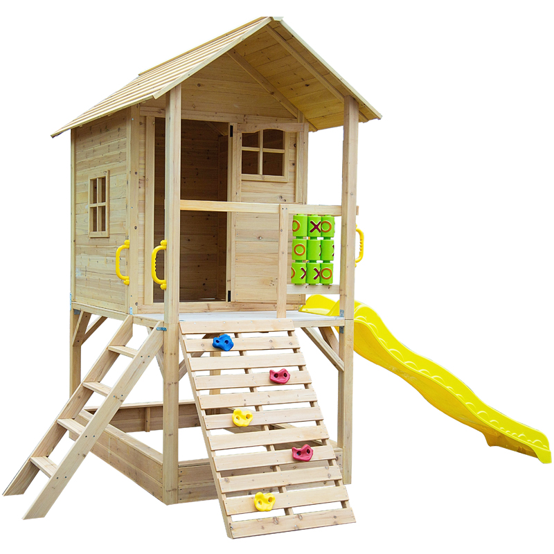 어린이용 야외 목재 놀이집 정원용 어린이용 목재 플라스 - Kids Outdoor Wooden Playhouse 리뷰 및 가격