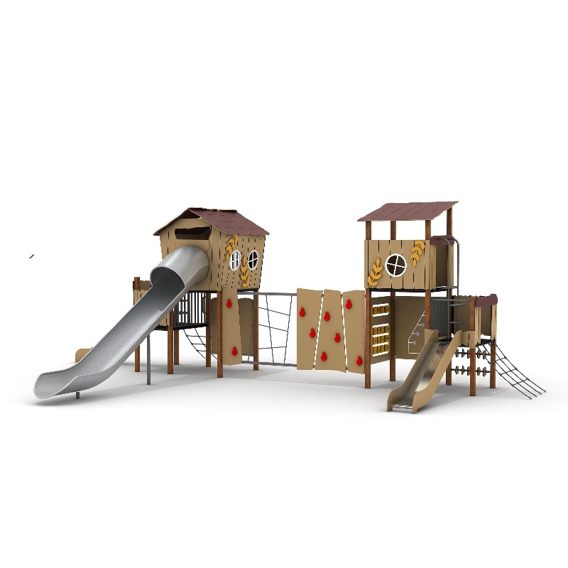 나무로 만든 야외 놀이터 세트, 스틸 놀이집, 어린이  - Kids Outdoor Wooden Playhouse 리뷰 및 가격