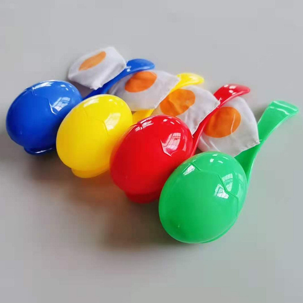4세트 컬러풀 밸런스 스푼 에그 트레이닝 장비 - 어린 - Kids Outdoor Lawn Equipment 리뷰 및 가격