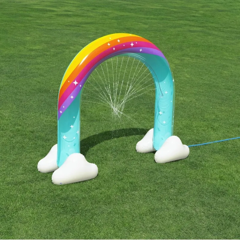 어린이를 위한 대형 무지개 아치형 물 분사 장난감, 야 - Kids Outdoor Lawn Equipment 리뷰 및 가격