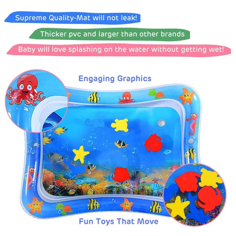 유아용 PVC 팽창식 원형 사각형 놀이 매트 쿠션, 유 - Kids Outdoor Water Play Table 리뷰 및 가격