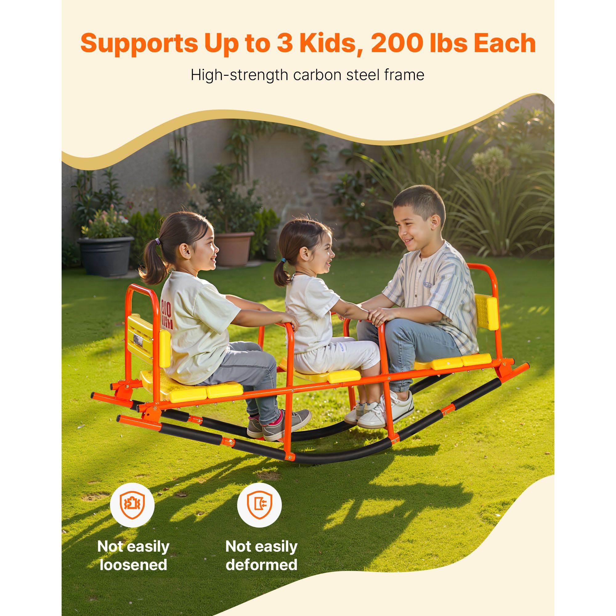 어린이 시소, 200파운드(약 90kg) 하중 용량,  - Kids Outdoor Lawn Equipment 리뷰 및 가격