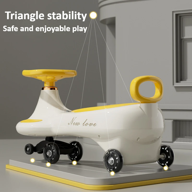 귀여운 어린이용 스윙 흔들 자동차, 넘어짐 방지 범용  - Kids Outdoor Play Equipment 리뷰 및 가격