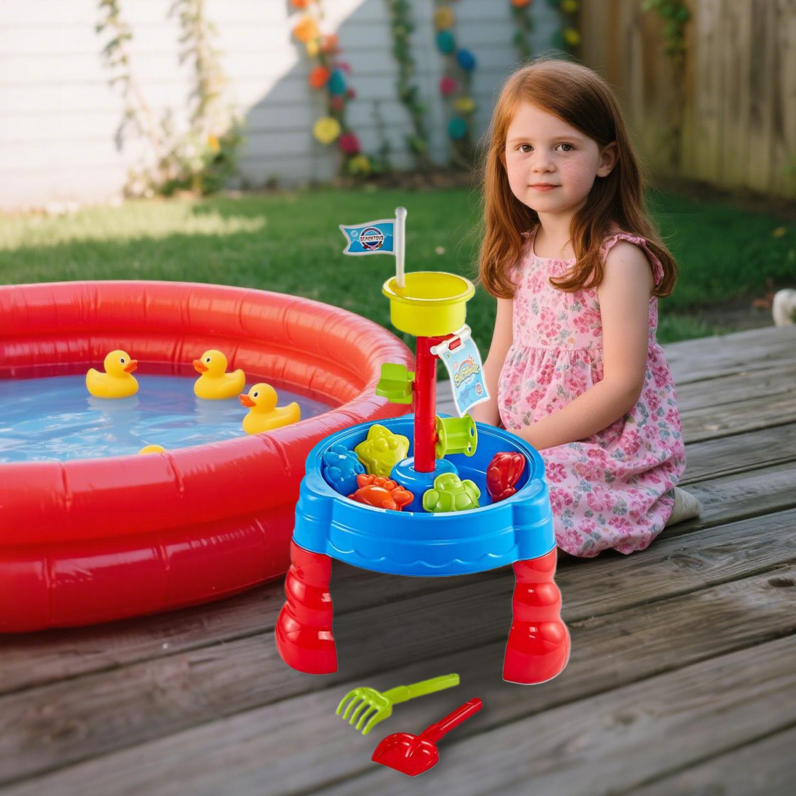 모래놀이 물놀이 테이블 야외 장난감 활동 센터 (어린이 - Kids Outdoor Water Play Table 리뷰 및 가격
