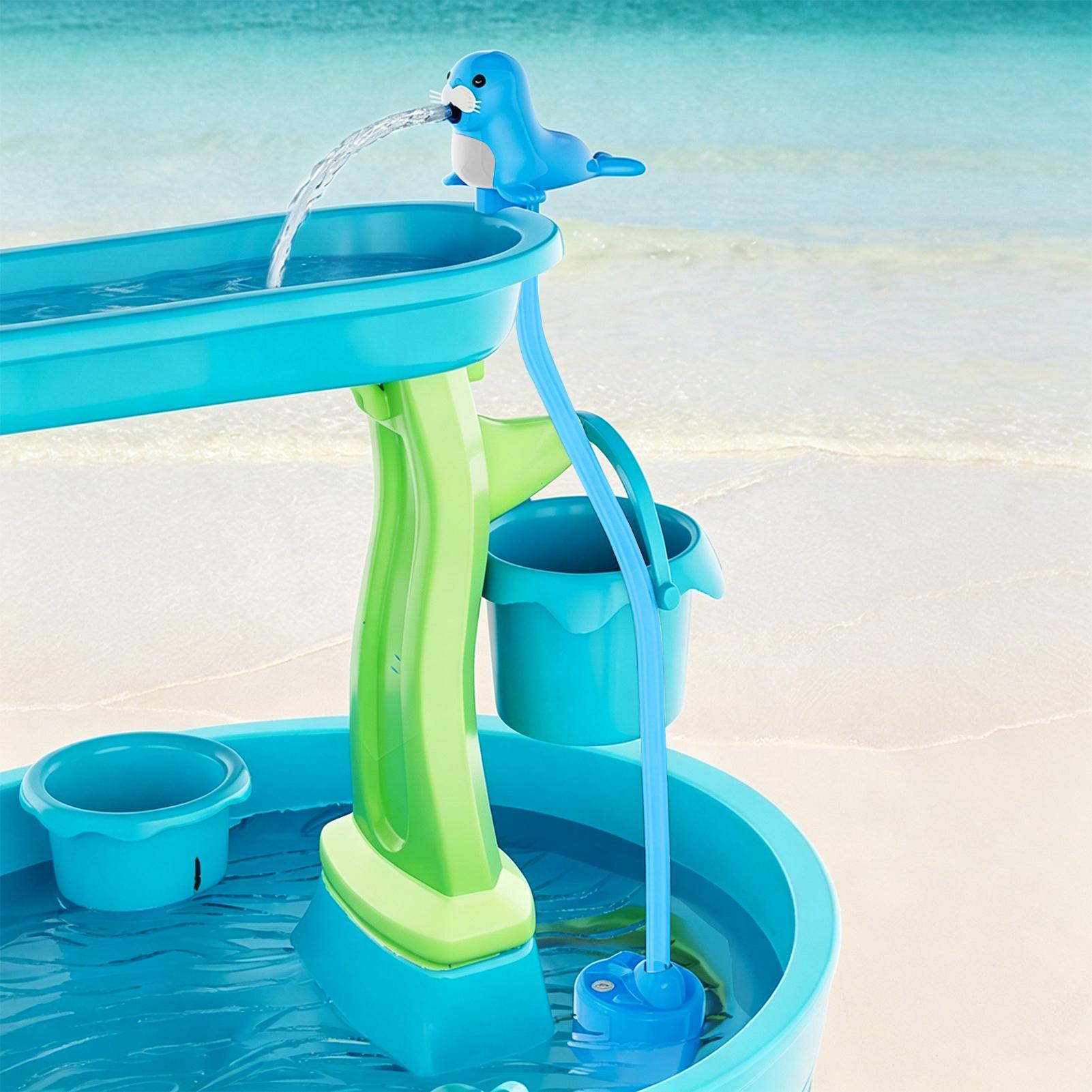 충전식 물놀이 테이블 스프레이 펌프 물총 장난감 야외  - Kids Outdoor Water Play Table 리뷰 및 가격