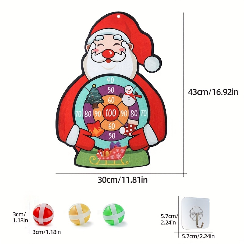 크리스마스 게임 장난감 선물 어린이 산타클로스 다트판  - Kids Outdoor Xmas Gifts 리뷰 및 가격