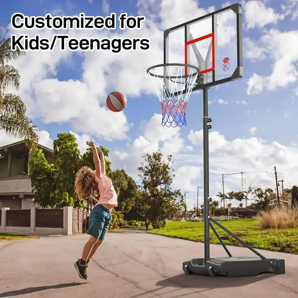 어린이, 청소년, 유소년을 위한 높이 조절 가능한 휴대 - Kids Outdoor Basketball Hoop 리뷰 및 가격