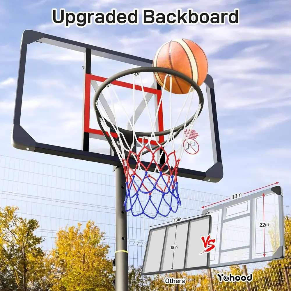 어린이, 청소년, 유소년을 위한 높이 조절 가능한 휴대 - Kids Outdoor Basketball Hoop 리뷰 및 가격