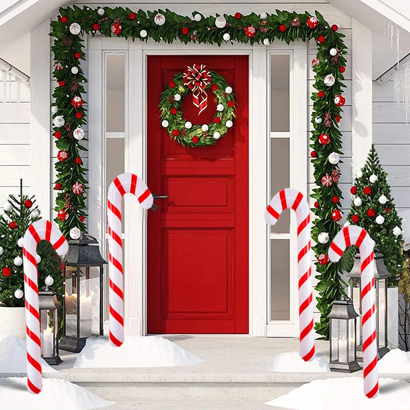 1/2pcs 90cm 크리스마스 풍선 사탕 지팡이 스틱 - Kids Outdoor Xmas Gifts 리뷰 및 가격