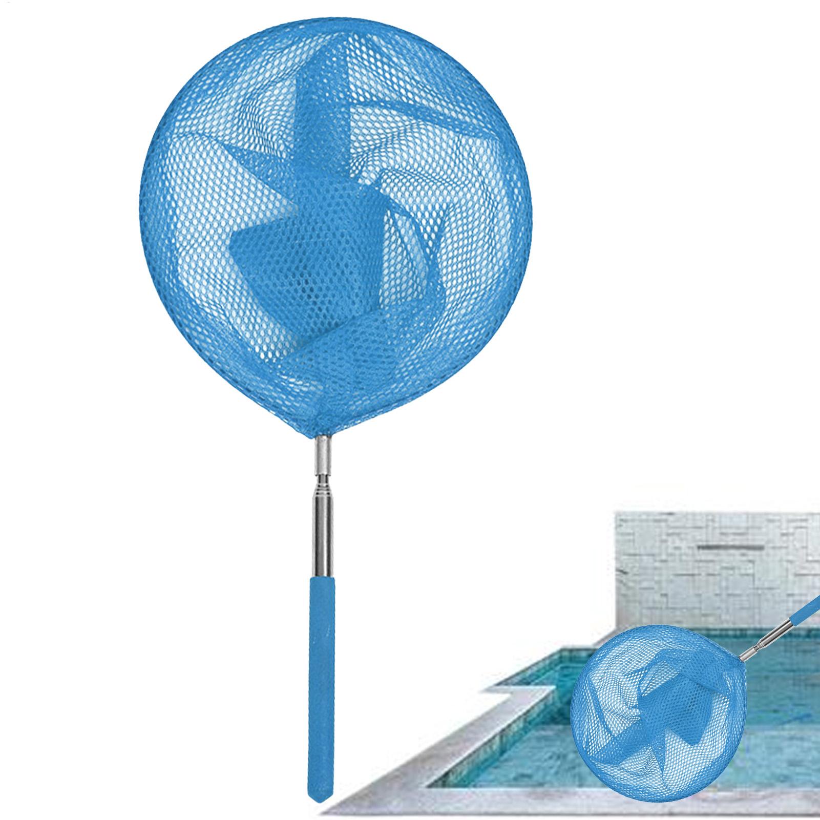 텔레스코픽 폴이 있는 수영장 스키머 그물망, 스테인리스 - Kids Outdoor Net 리뷰 및 가격