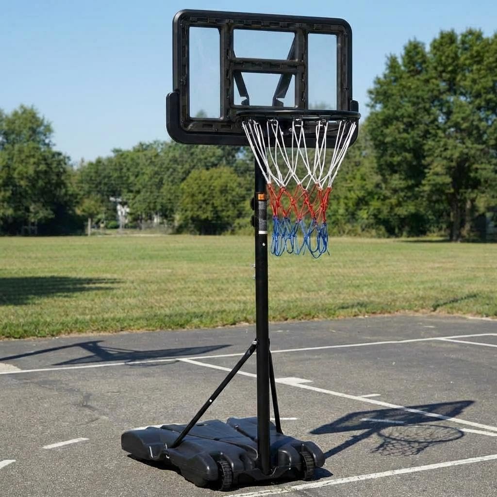 어린이 농구대, 5-7피트 높이 조절 가능 휴대용 농구 - Kids Outdoor Basketball Hoop 리뷰 및 가격
